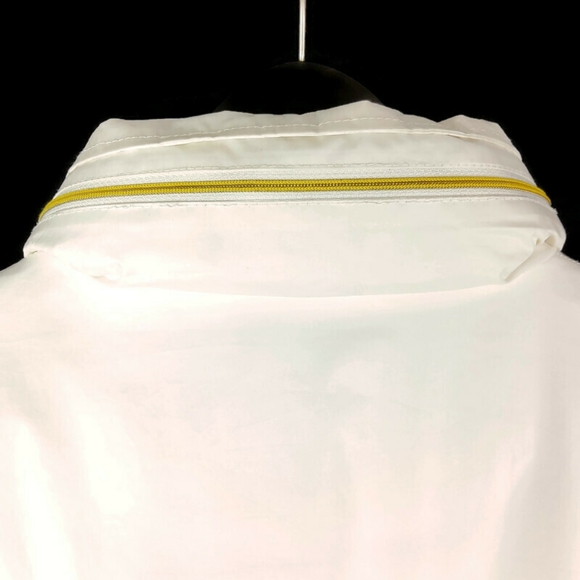 Neff Customs White And Gold Full Zip Hidden Hooded Unisex Jacket - Picture 10 of 13